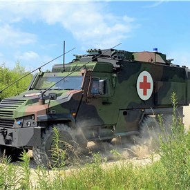 Image - Medium Protected Medical Vehicle EAGLE 6x6 handed over to the German Armed Forces