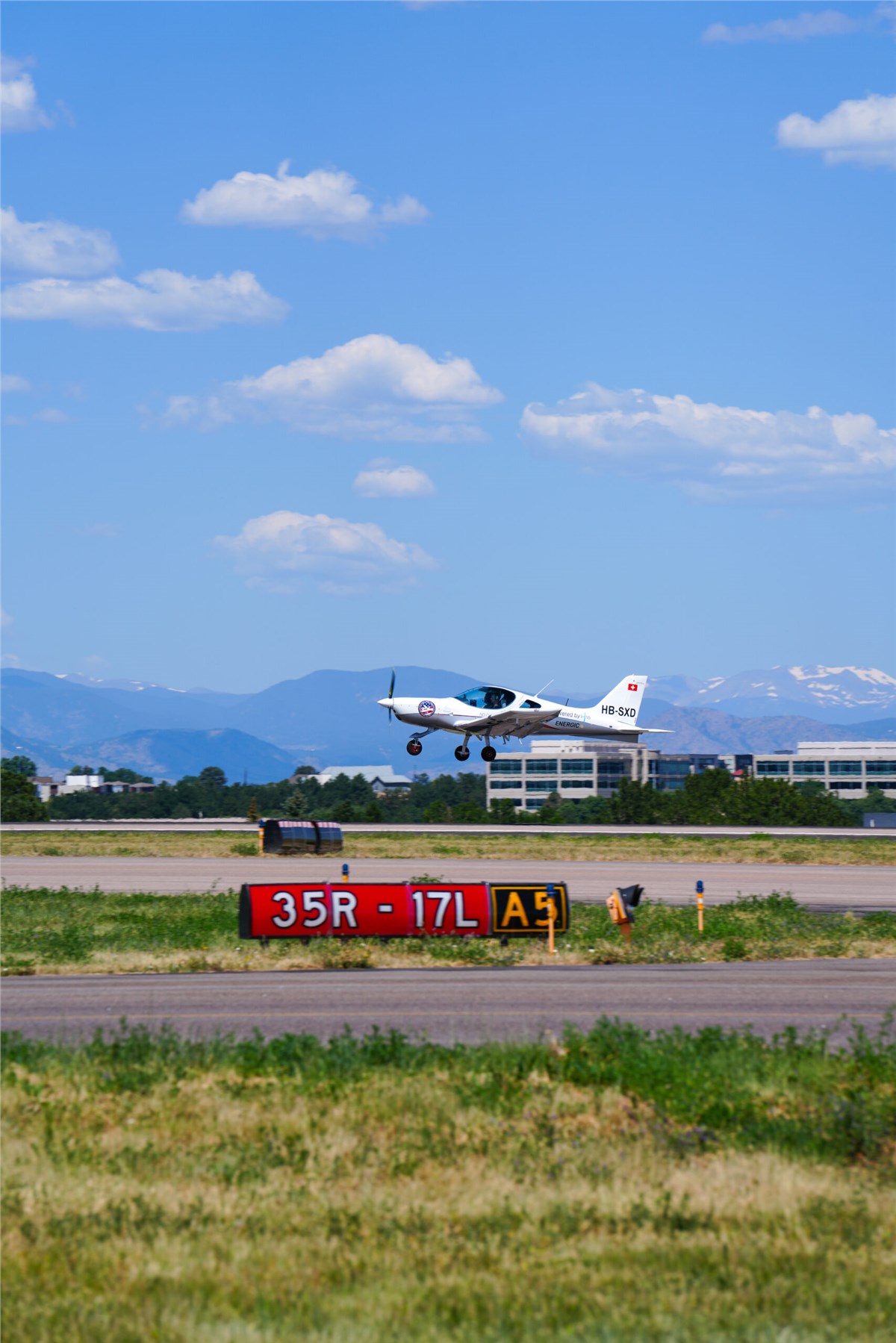 H55 Demos High-Density Altitude Electric Flight in Colorado, Showcasing Aircraft Performance in Extreme Conditions  H55 &copy;