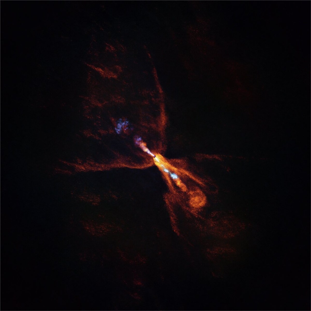 for the First Time, Astronomers Witness the Dawn of a New Solar System ALMA image of HOPS-315