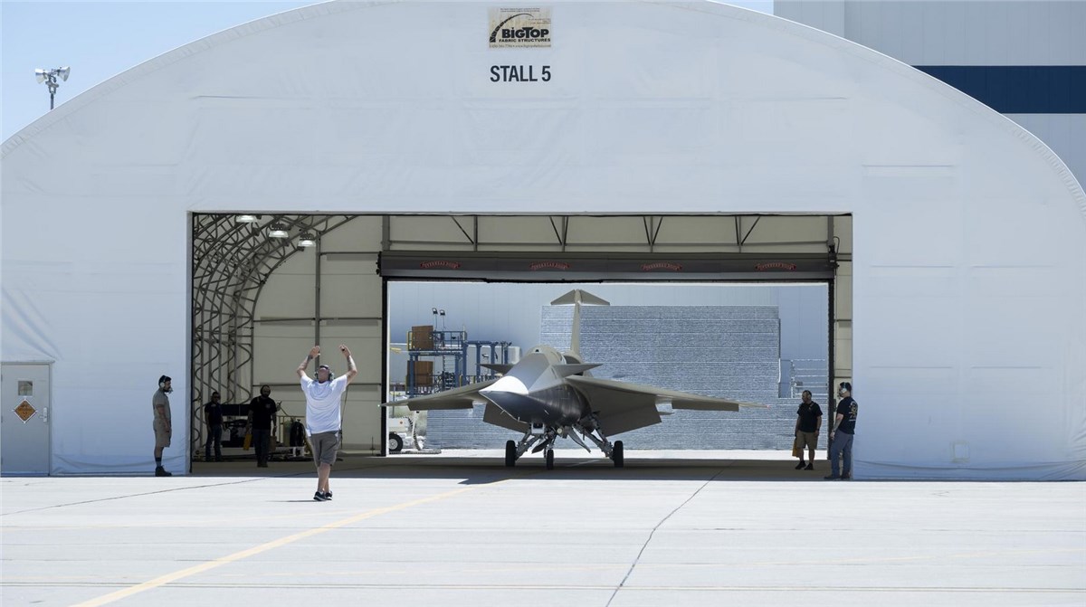 NASA's X-59 Quiet Supersonic Aircraft Begins Taxi Tests  NASA/Carla Thomas &copy;