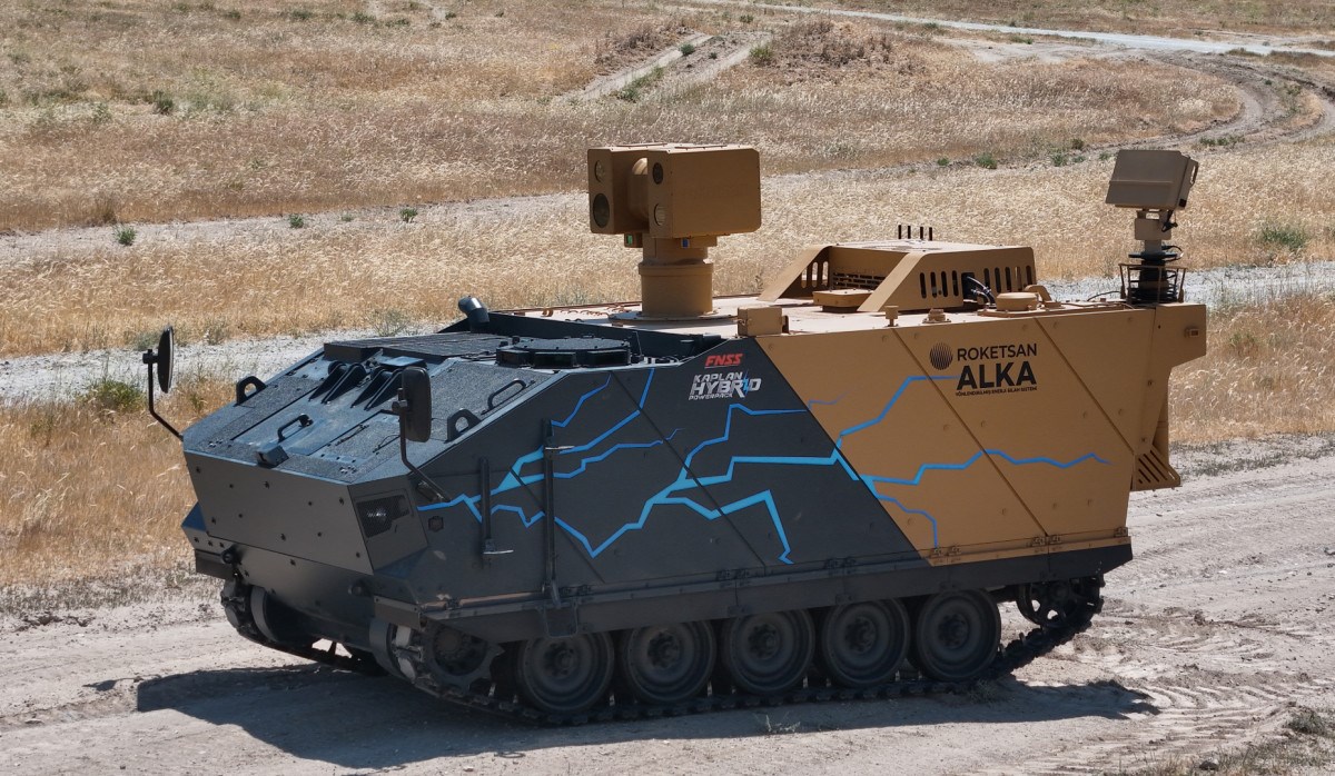 Ideal Match for Mobile Armoured Counter Drone Requirements  FNSS &copy;