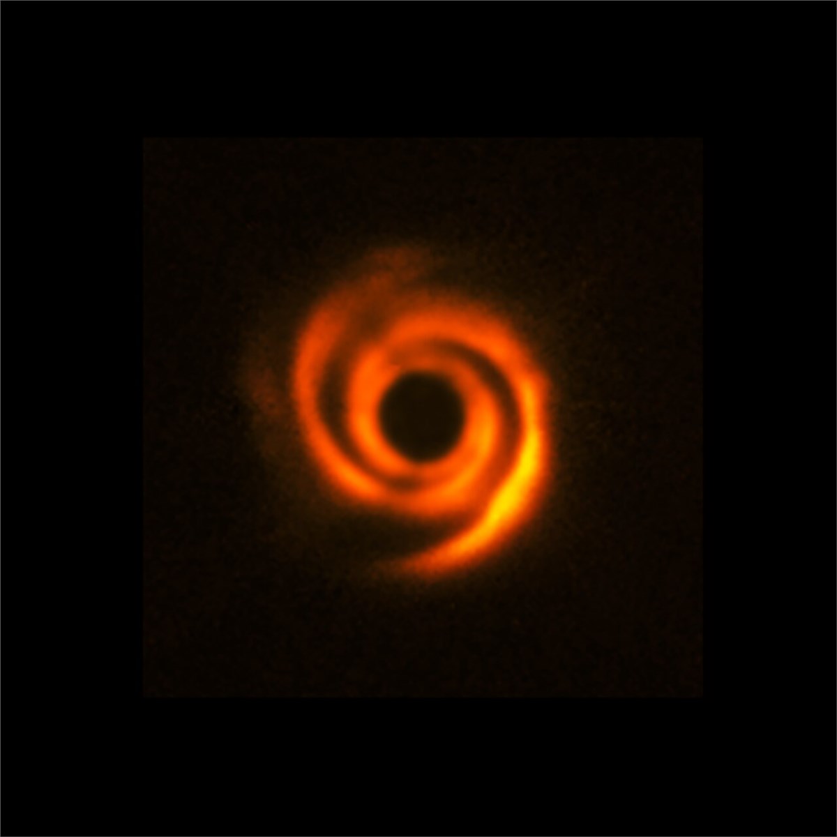 Astronomers Witness Newborn Planet Sculpting the Dust Around It The disc around the star HD 135344B (SPHERE) European Southern Observatory (ESO) &copy;