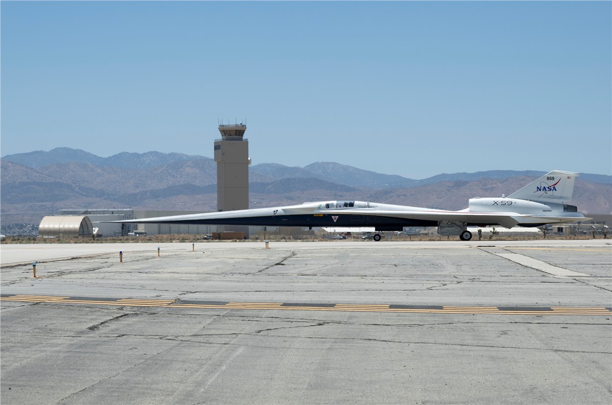 NASA's X-59 Makes a Move  NASA/Carla Thomas &copy;