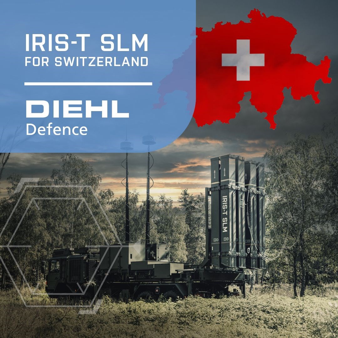 armasuisse Switzerland Procures IRIS-T SLM  Diehl Defence &copy;