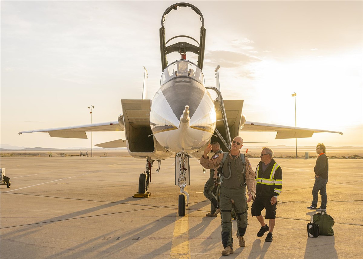 NASA Rehearses How to Measure X-59's Noise Levels  NASA/Christopher LC Clark &copy;