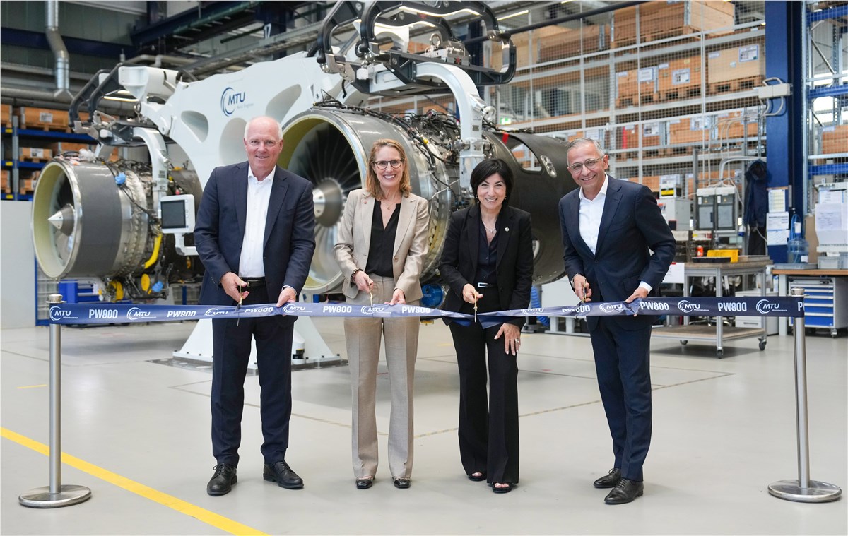 Mtu Maintenance Launches P&W PW800 Engine MRO As 2nd Shop Worldwide, Opening Next Chapter in 40-year Collaboration  MTU Aero Engines &copy;
