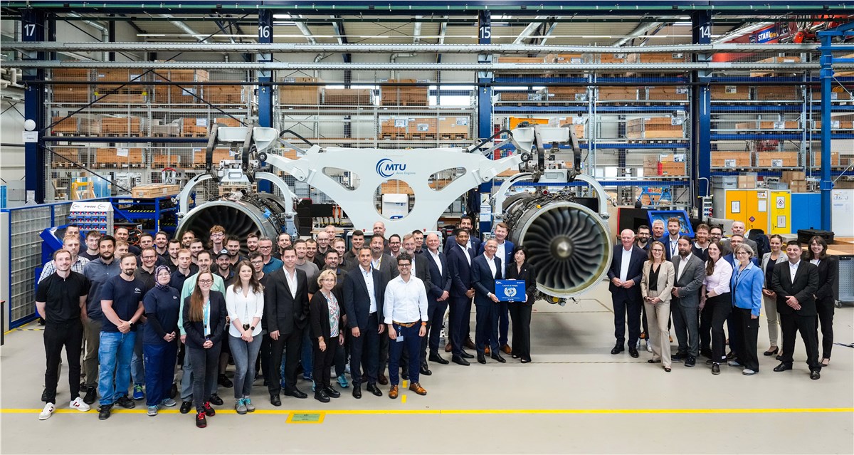 Mtu Maintenance Launches P&W PW800 Engine MRO As 2nd Shop Worldwide, Opening Next Chapter in 40-year Collaboration  MTU Aero Engines &copy;