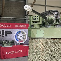 Moog Displays 30x173mm Bushmaster Cannon Variant of RIwP in UK for 1st Time