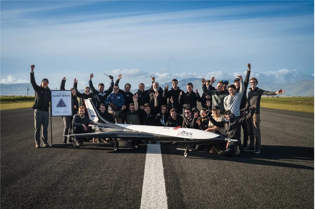 Scout Space and Dawn Aerospace Complete 1st Suborbital Spaceplane Surveillance Test Flight  Dawn Aerospace &copy;