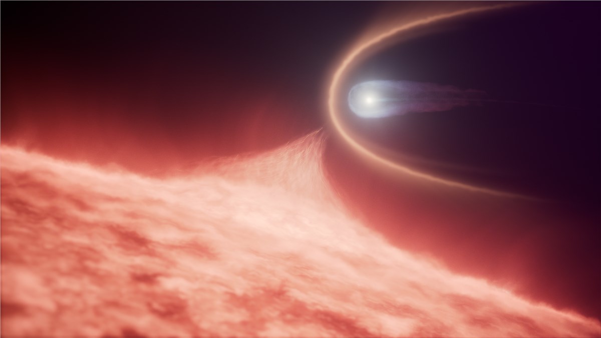 NASA's Hubble Uncovers Rare White Dwarf Merger Remnant  Artwork: NASA, ESA, STScI, Ralf Crawford (STScI) &copy;