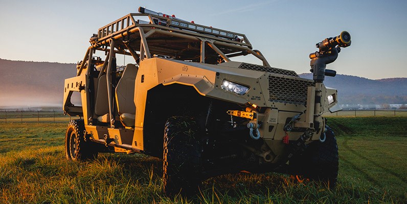 Polaris Government and Defense DAGOR Vehicle Delivers Extreme, Off-Road and Air Transportable Firefighting Power for the USAF  Polaris Industries Inc. &copy;