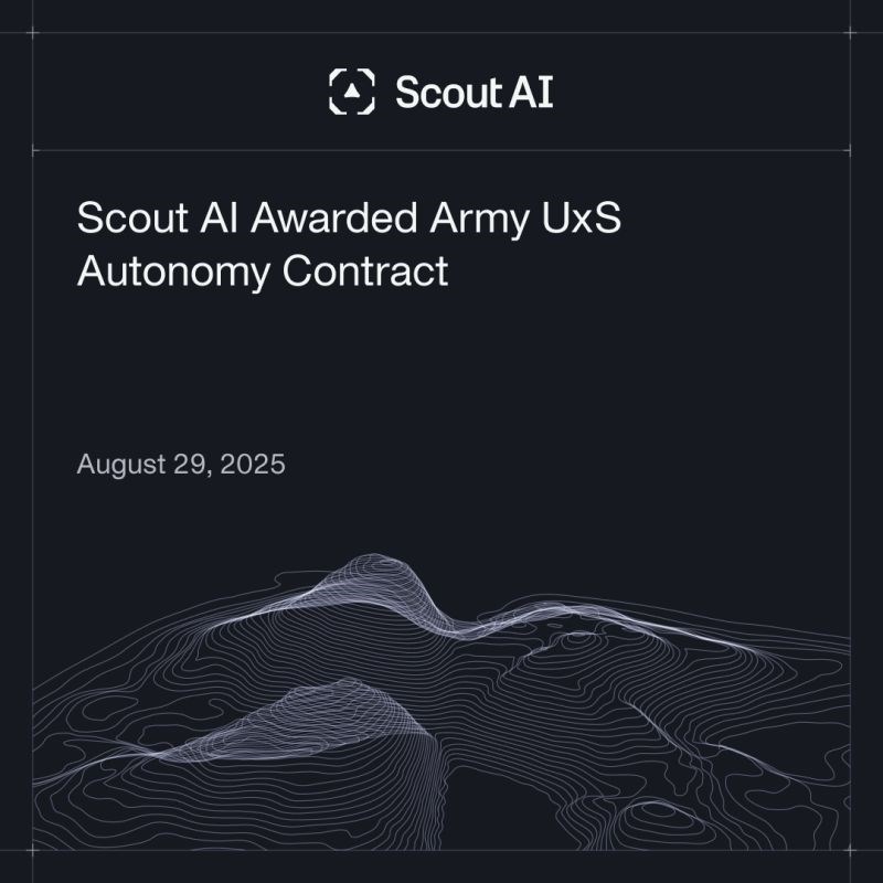 Scout AI Awarded Army UxS Autonomy Contract  Scout AI &copy;