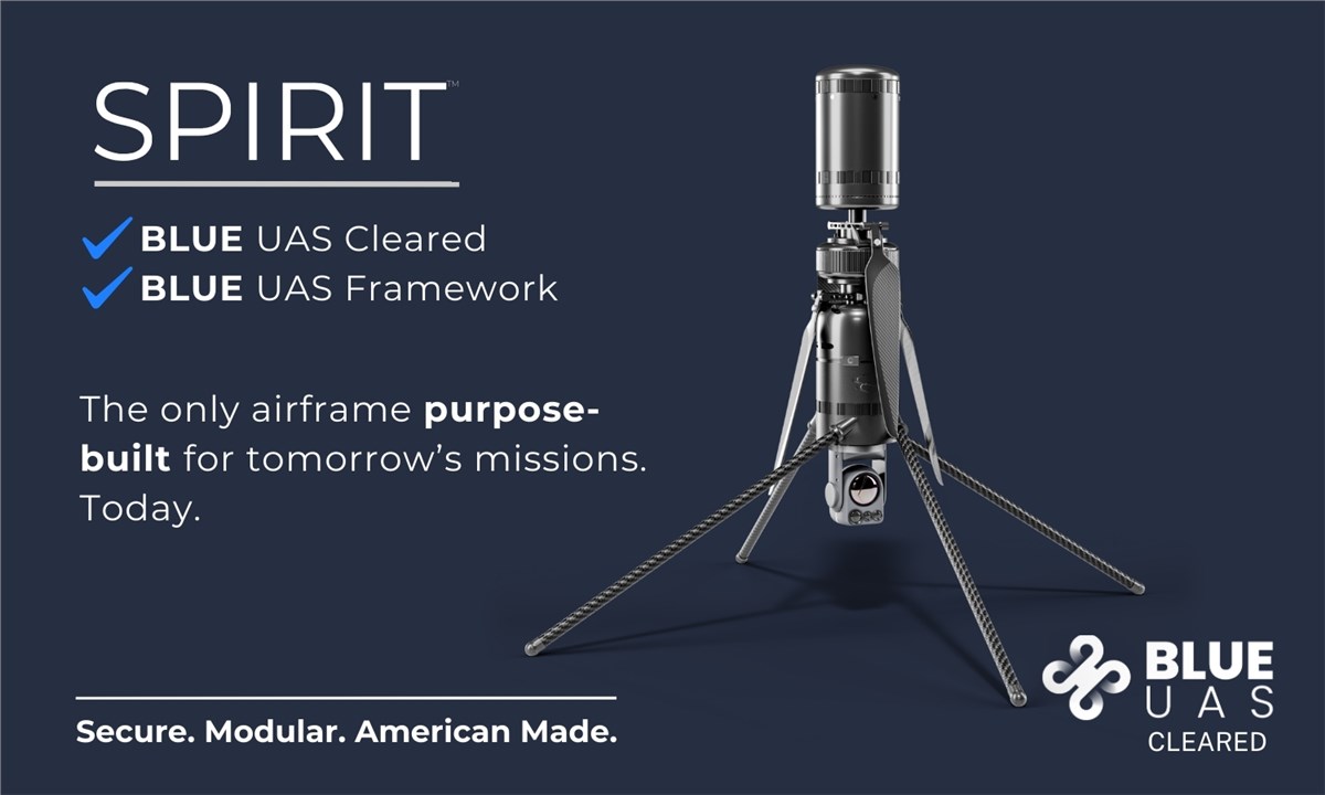 Ascent AeroSystems' SPIRIT Joins Blue UAS Framework as a Cleared Component, Building on Its Status as a Blue UAS-Cleared System  Ascent AeroSystem &copy;