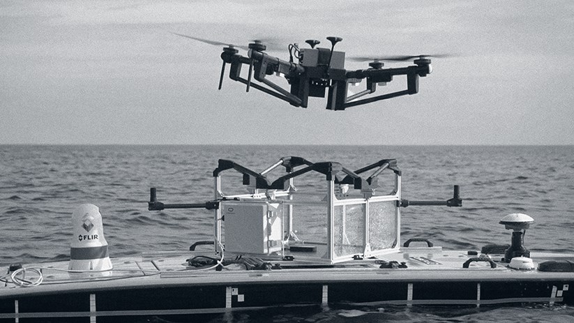 FLANQ and CIS Form Strategic Partnership Following Successful USV-launched UAV Capability  FLANQ &copy;
