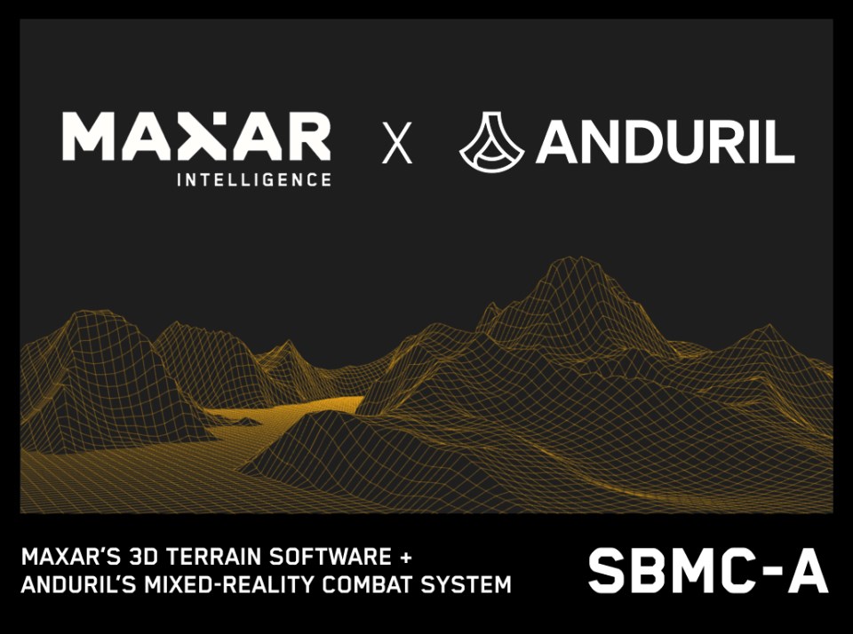 Maxar Partners with Anduril to Power U.S Army's Mixed-Reality Combat System  Maxar Technologies &copy;