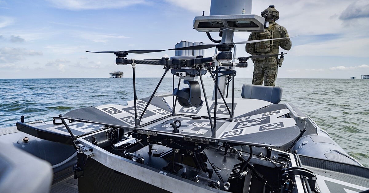 Teledyne FLIR Defense Unveils SkyCarrier Autonomous UAS Launch and Recovery Platform at DSEI in London  Teledyne FLIR LLC &copy;