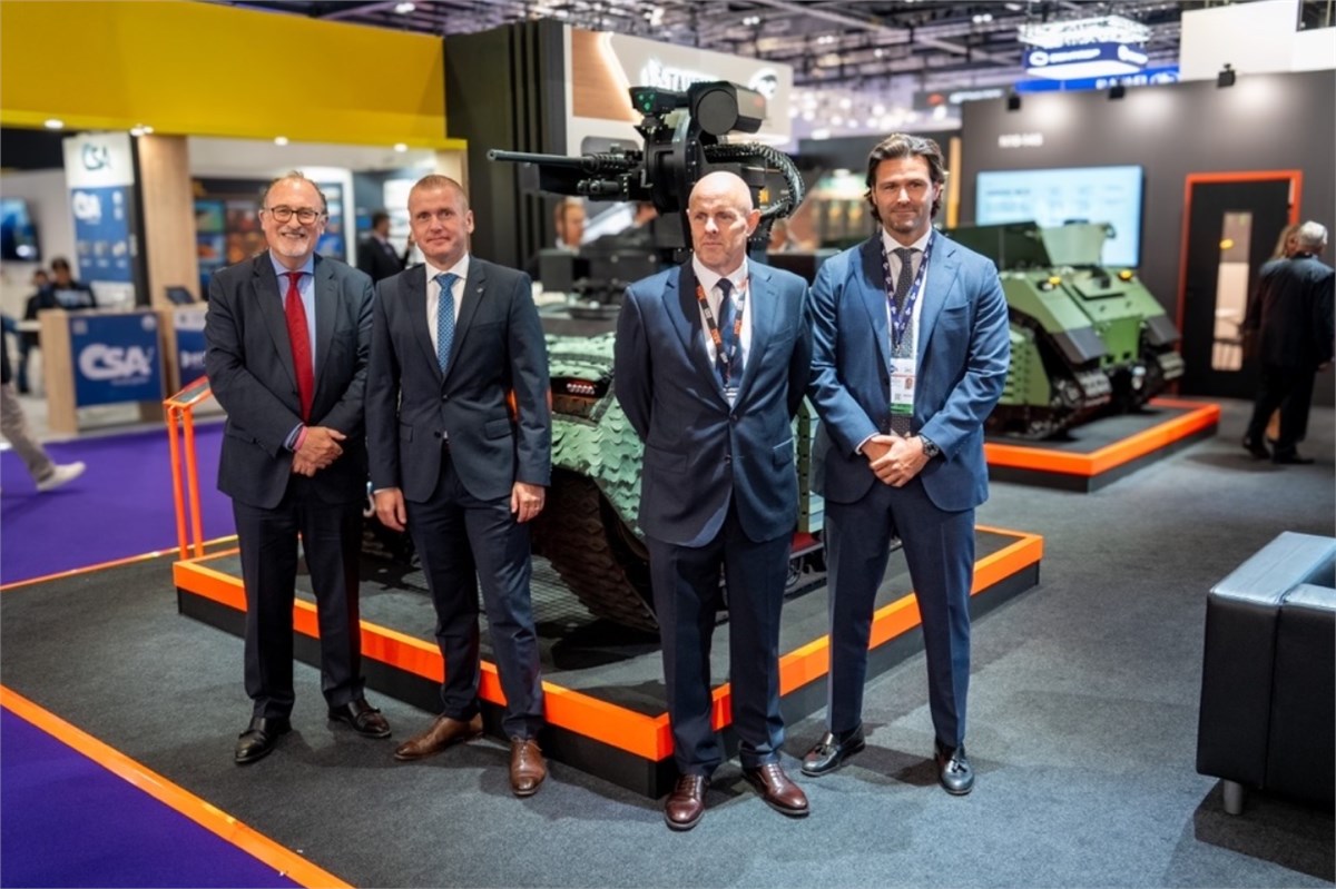 Milrem Robotics, Overwatch Aerospace, MSI-Defence Systems, and Pearson Engineering Join Forces to Deliver UK-Specific THeMIS Combat UGV  Milrem Robotics &copy;