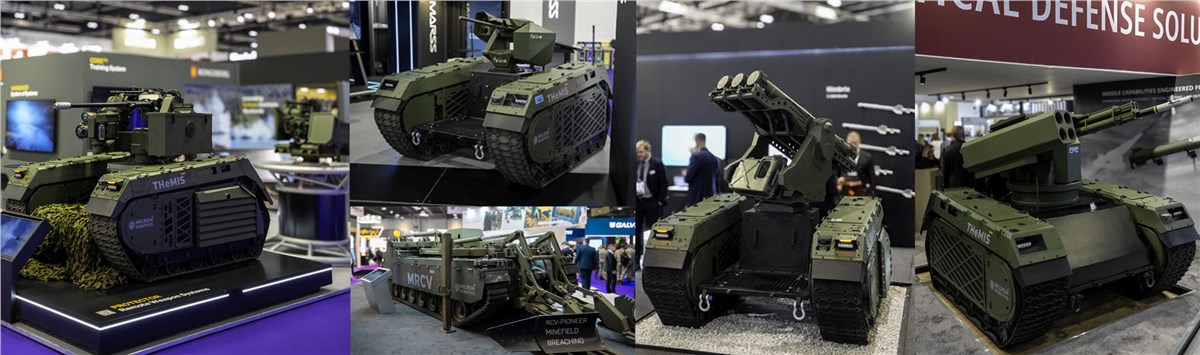 Milrem Robotics Showcases Advanced THeMIS Combat UGV Solutions at DSEI 2025  Milrem Robotics &copy;