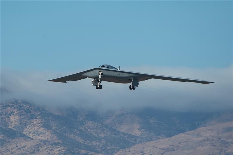 US Air Force Announces Arrival of Second B-21 Test Aircraft at Edwards AFB  US Air Force &copy;