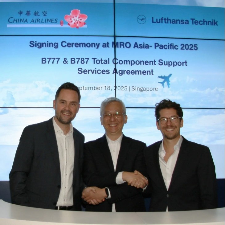 Long-Term Commitment to Long-Haul Excellence: Taiwan-based Carrier CAL and Lufthansa Technik Strengthen Their Cooperation   Lufthansa Technik &copy;