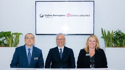 Collins Aerospace Secures FlightSense and Dispatch Contracts With China Airlines  RTX &copy;