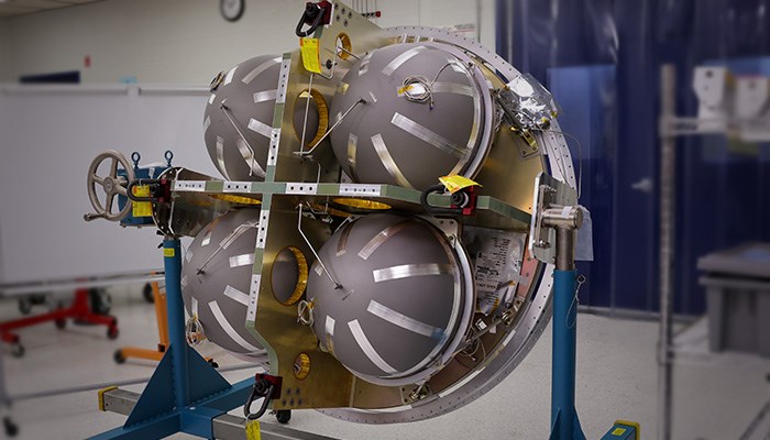 Moog Completes High-Velocity Propulsion Systems, Begins Next Phase of Spacecraft Integration  Moog Inc. &copy;