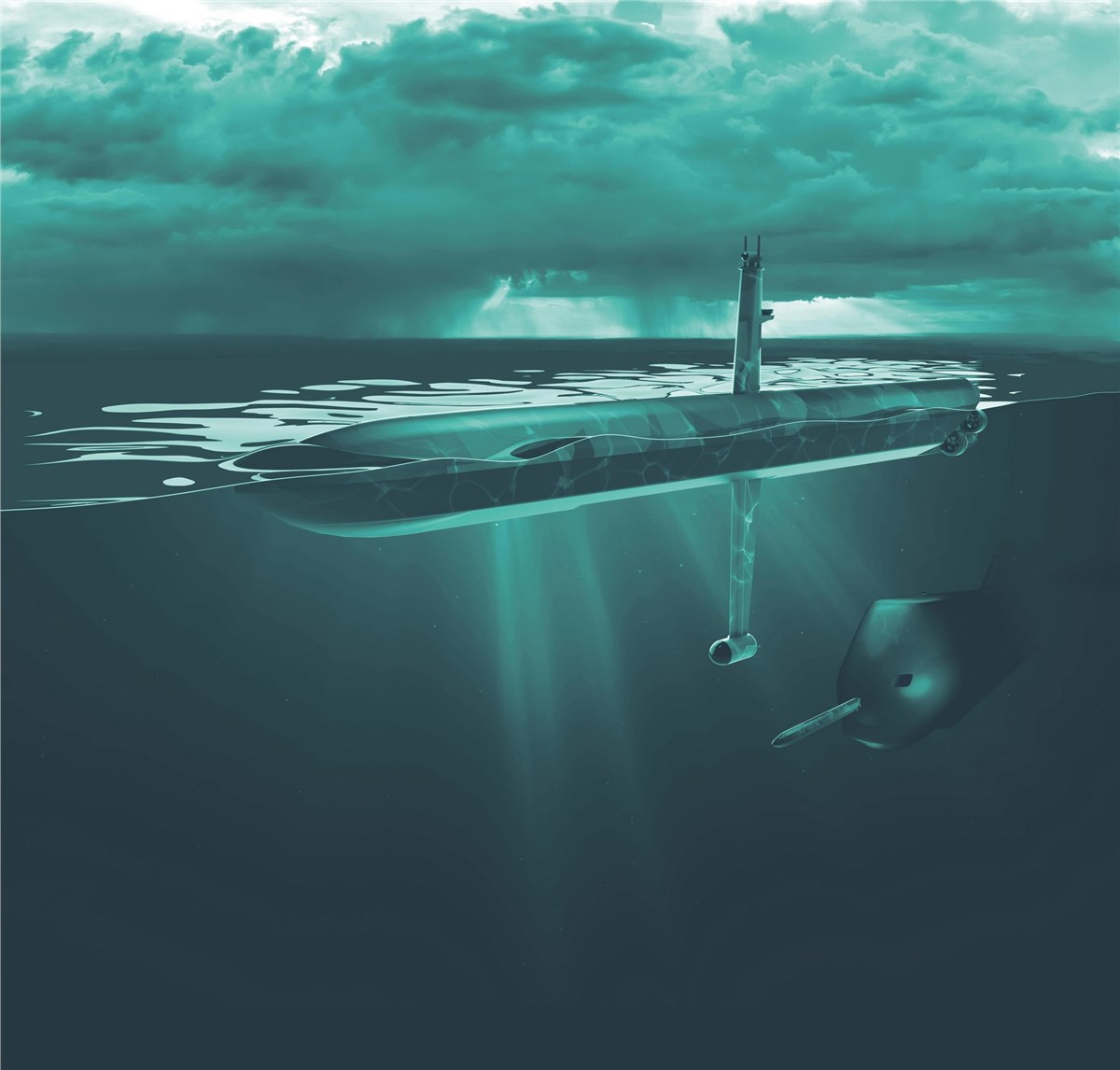Submarine Launched USVs from Gabler Break Surface at German Naval Industry Work  GABLER Naval Technology &copy;