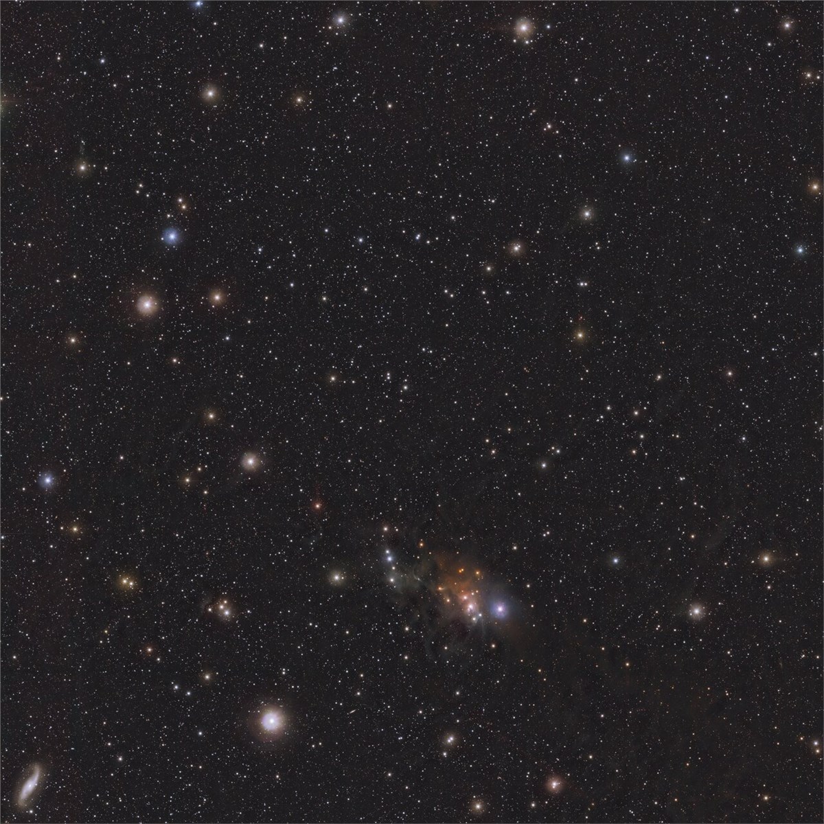 Six Billion Tonnes a Second: Rogue Planet Found Growing at Record Rate Location of rogue planet Cha 1107-7626 (infrared) European Southern Observatory (ESO) &copy;