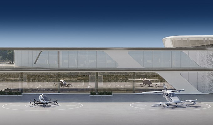 EHang Introduces VT35, A Next-Generation Long-Range Pilotless Passenger eVTOL  EHang &copy;
