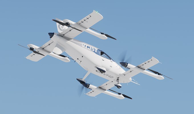 EHang Introduces VT35, A Next-Generation Long-Range Pilotless Passenger eVTOL  EHang &copy;