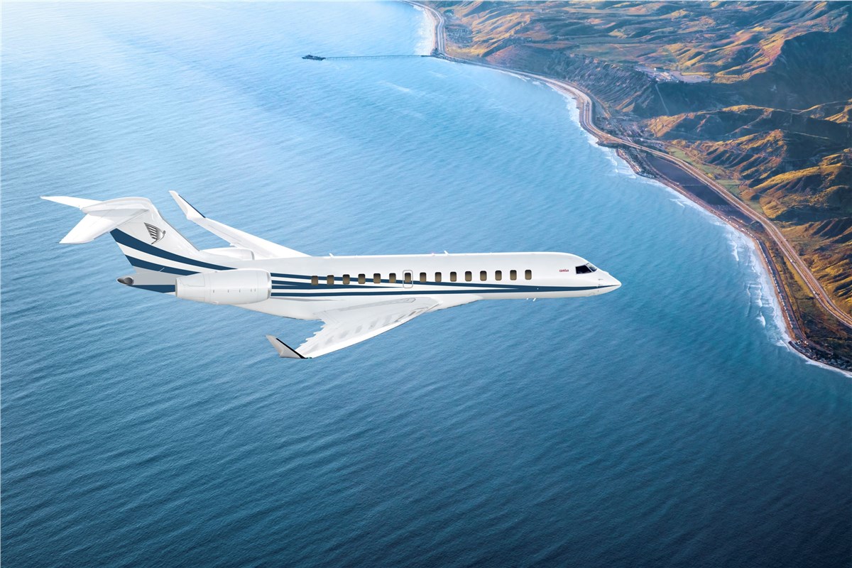 Bombardier Unveils Comlux as Global 8000 Aircraft Customer, Delivery Confirmed for 2026  Bombardier Aerospace &copy;