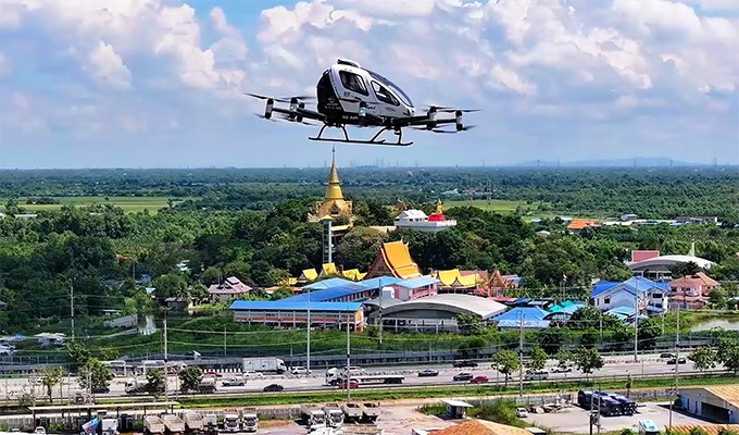 EHang Launches AAM Sandbox Initiative in Thailand, Accelerating Path to Global Commercial eVTOL Operations  EHang &copy;