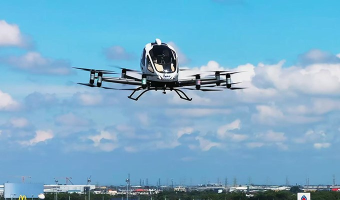 EHang Launches AAM Sandbox Initiative in Thailand, Accelerating Path to Global Commercial eVTOL Operations  EHang &copy;