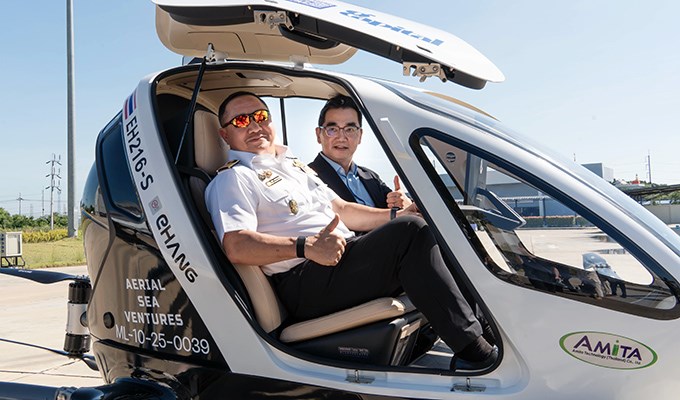 EHang Launches AAM Sandbox Initiative in Thailand, Accelerating Path to Global Commercial eVTOL Operations  EHang &copy;