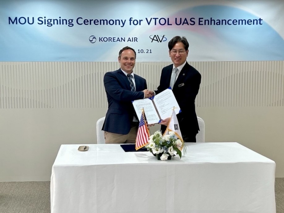 AV and Korean Air Sign MoU to Advance Medium UAS for the ROK  AeroVironment, Inc. &copy;