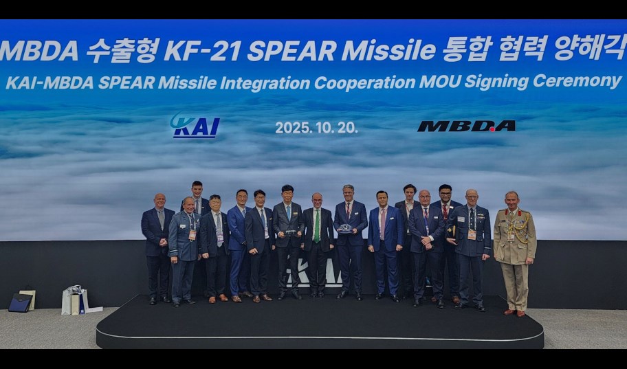Integration of the SPEAR Missiles onto the KF-21 Boramae Fighter  MBDA &copy;