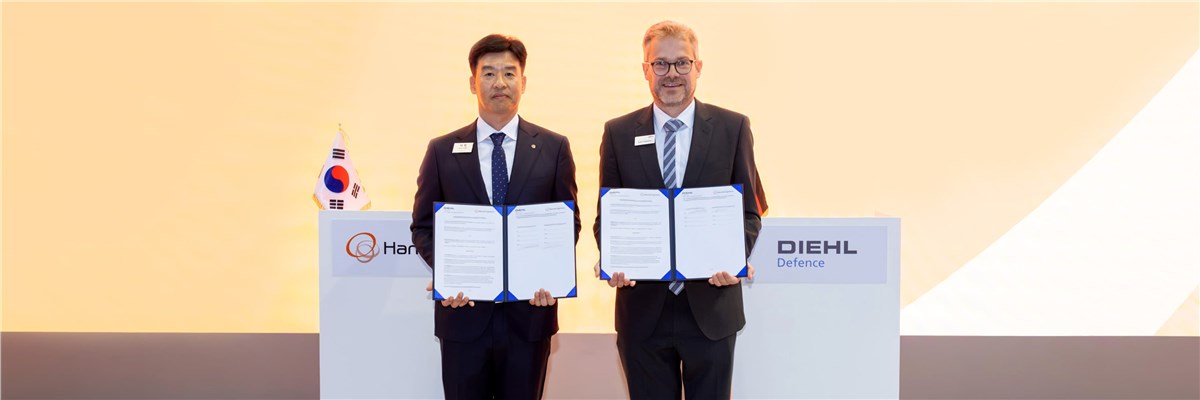 Hanwha and Diehl Defence sign MoU  Hanwha &copy;