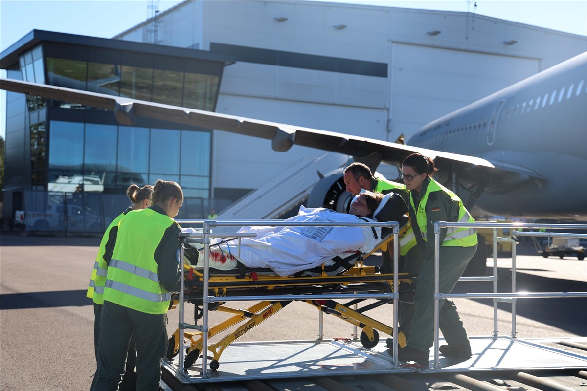 Premiere for MedEvac Role: German AAF A321LR at NATO Exercise Resilient Care  Lufthansa Technik &copy;