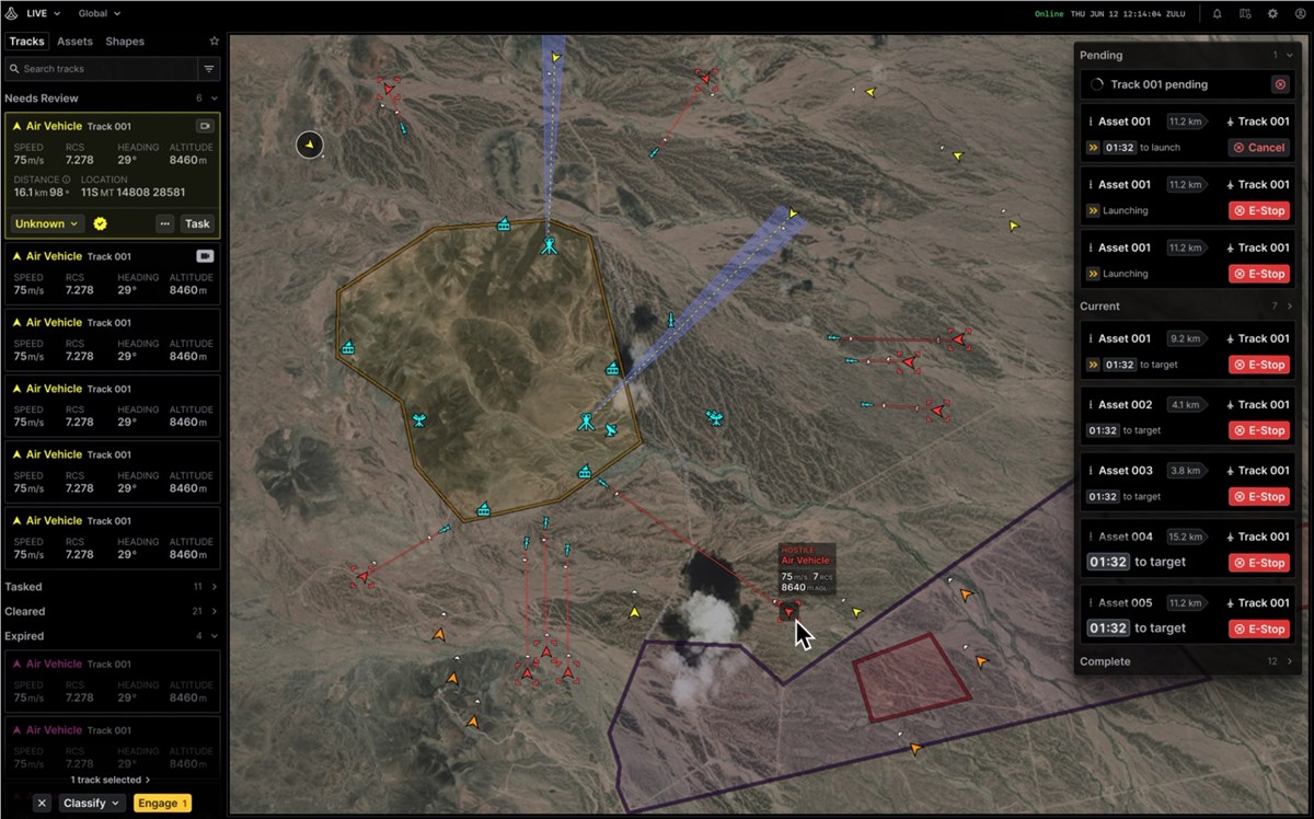 Anduril Selected for US Army's Integrated Battle Command System Maneuver Program  Anduril Industries &copy;