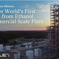 LanzaJet Makes History as the World's 1st to Produce Jet Fuel from Ethanol at Commercial-Scale Plant Delivering the NextGen Fuel Solution for Aviation