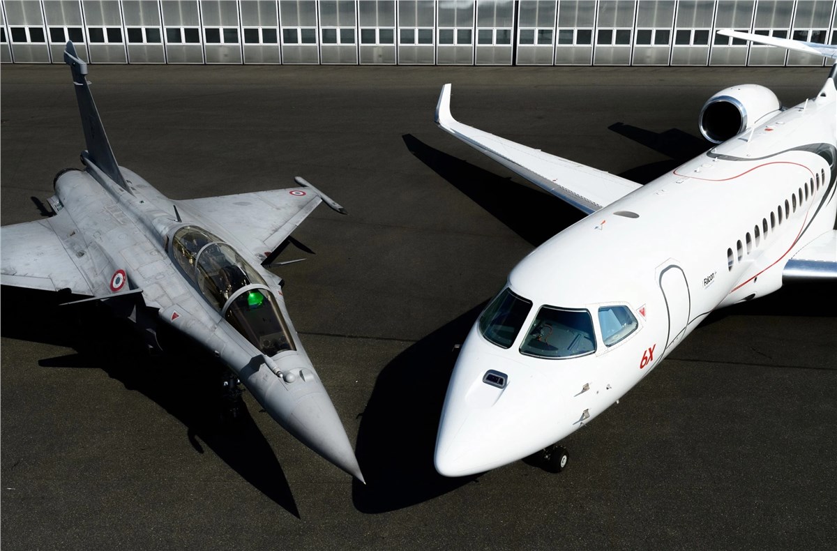 Dassault Aviation at the Dubai Airshow  Dassault Aviation &copy;