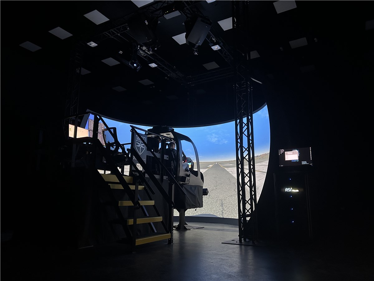 Tru Simulation Announces Delivery and Acceptance of the Bell 505 Flight Training Device to RJAF  TRU Simulation + Training &copy;