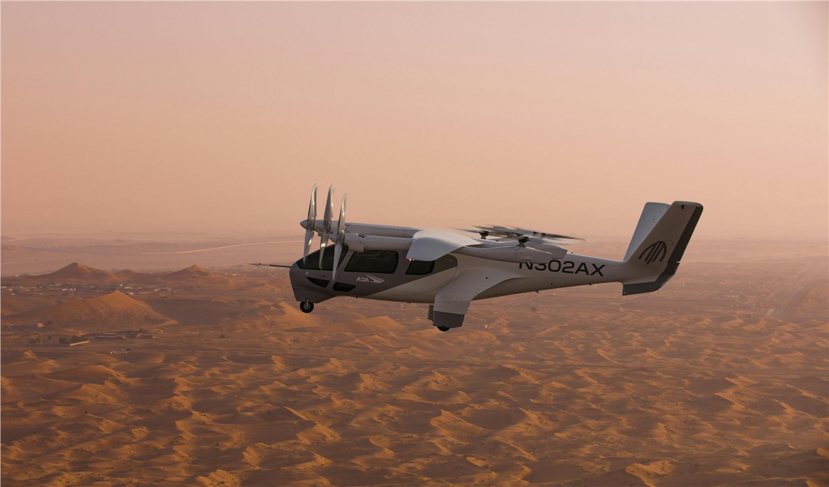 Archer's Midnight Showcases In-Country eVTOL Flight Test Campaign in UAE as Part of Its Commercial Launch Edition Program  Archer Aviation &copy;