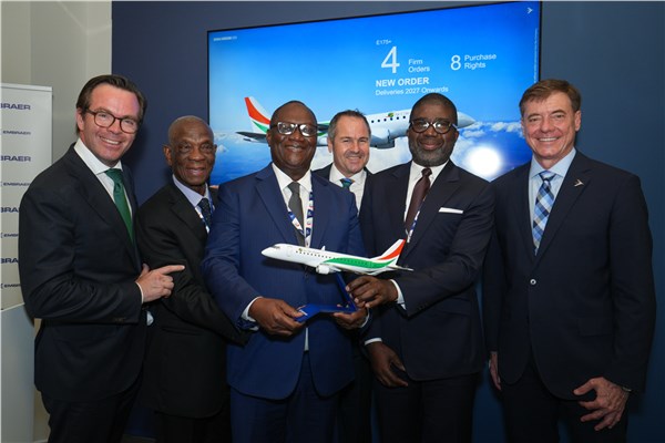 Air Cote d'Ivoire Orders Four Embraer E175s to Boost Regional Connectivity