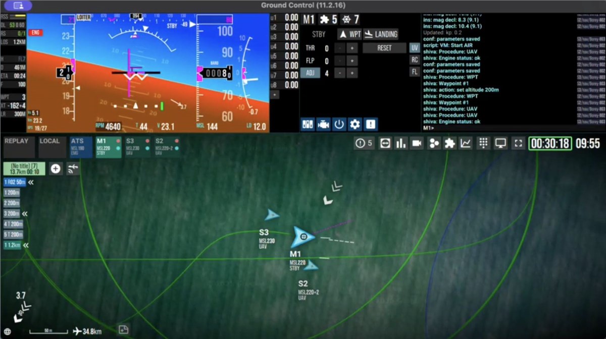 UAVOS Successfully Demos UAS Swarm-Control Technology  UAVOS &copy;