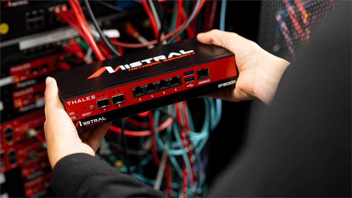 Thales Launches its Post-quantum MISTRAL Encryptor, Ready to Secure Sensitive Communications Across Europe  Thales &copy;