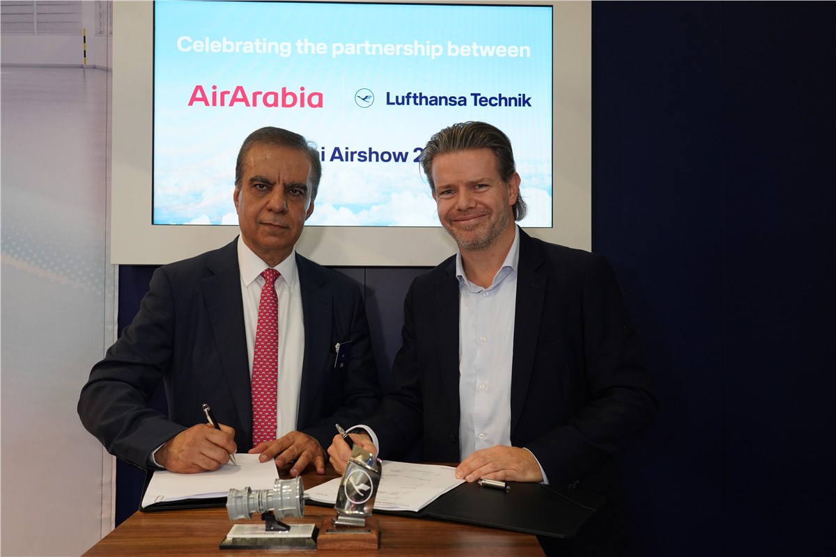 Air Arabia Extends its Partnership With Lufthansa Technik to Engine MRO  Air Arabia &copy;