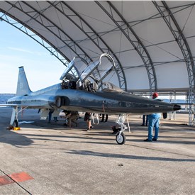 Image - 1st AF T-38 Talon Arrives at Fleet Readiness Center Southeast for Overhaul and Repair
