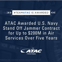 ATAC Awarded US Navy Stand Off Jammer Contract for Up to $200M in Air Services Over 5 Years
