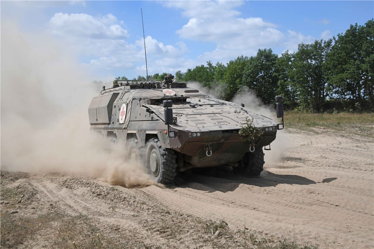 KNDS Modernizes BOXER Ambulance Vehicles for the Bundeswehr  KNDS Deutschland &copy;